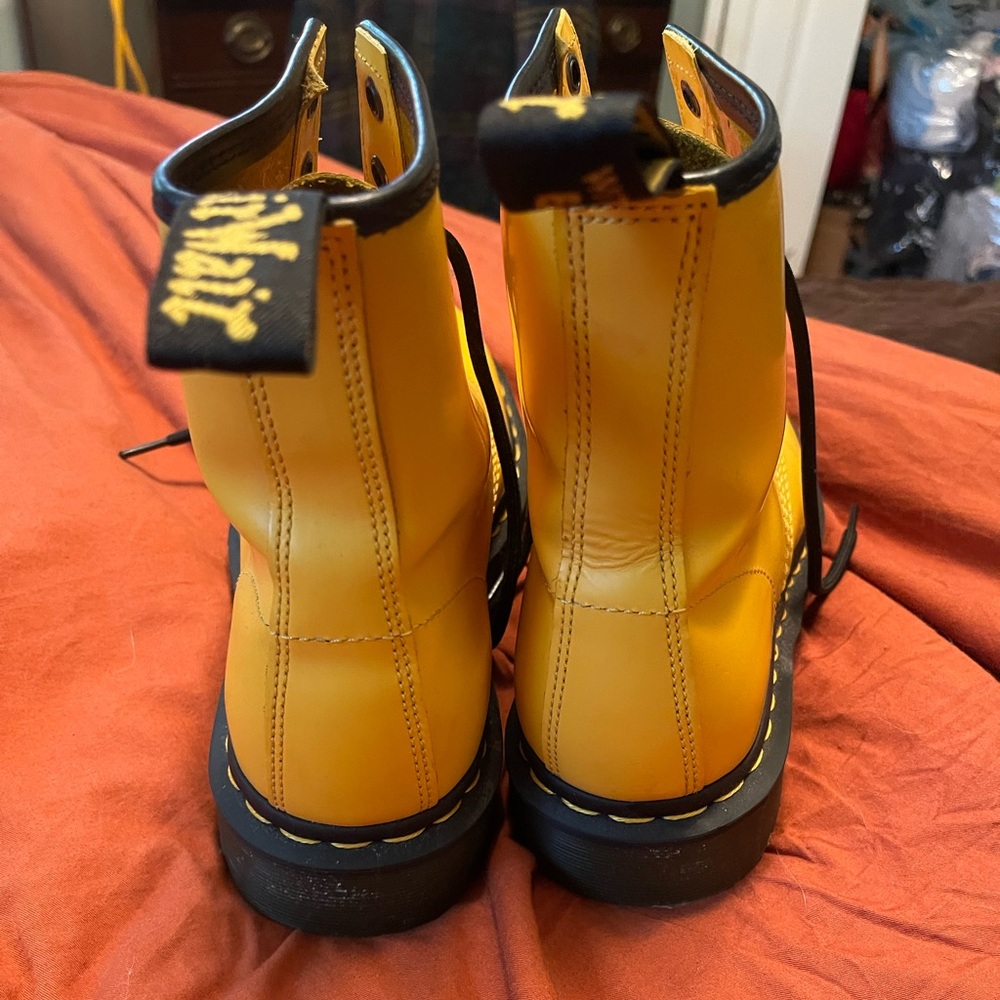 Dr. Martens Yellow Boots - Picture 4 of 6